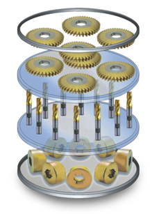 Coating Chamber Carousel